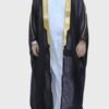 Royal Arabian Bisht / Shaya Free Size | Premium Embroidered Mishlah Cloak | Traditional Saudi Style – Black