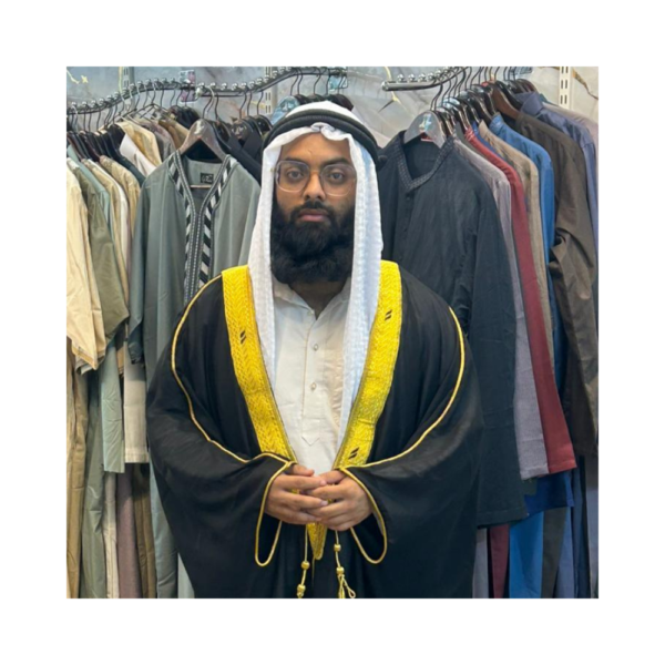 Premium White Shemaq 58×58 with Iqal – Traditional Arab Headscarf