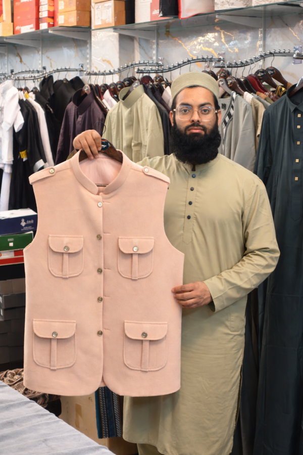 Classic 4-Pocket Jacket – Pink