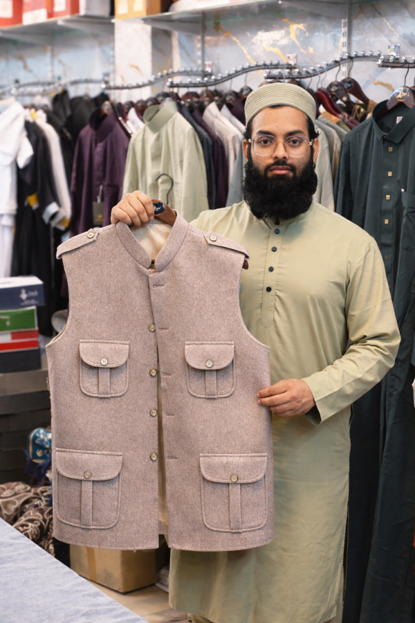 Classic 4-Pocket Jacket – Camel Beige