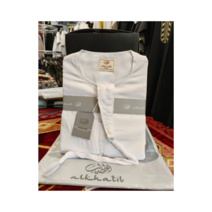 Al Khatib Omani Thobe – Classic Off-White Embroidered Jubba