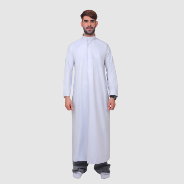 Al khatib Thobes Pearl Gray