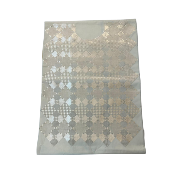 Original Afghani Suit – Cream with Self Gold Embroidery (4.5 Meter Full Size) Original Afghani Suit – Cream with Self Gold Embroidery (4.5 Meter Full Size)