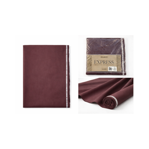 Zellbury Unstitched Brown | 4.5 Meter | 56 Pana