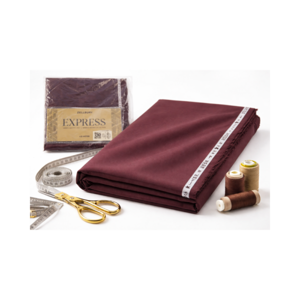 Zellbury Unstitched Brown | 4.5 Meter | 56 Pana