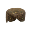 Dark Brown Sindhi Cap – Premium Embroidered Traditional Topi | Free Size