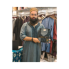 Al Khatib Moroccan Thobe – Ocean Teal Embroidered Jubba