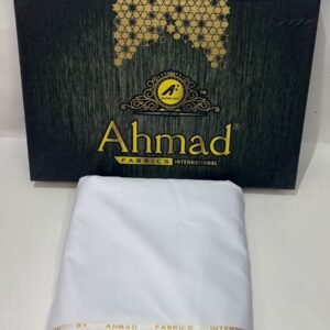 Gul Ahmed unstitched  Size 4.5 meter 56 ka Pana White