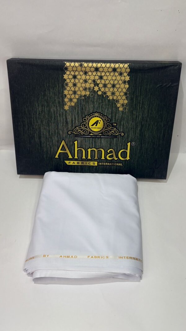 Gul Ahmed unstitched  Size 4.5 meter 56 ka Pana White