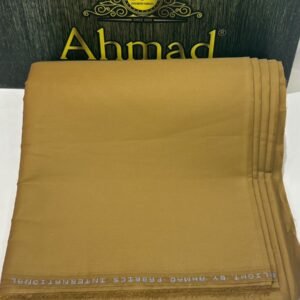 Gul Ahmed unstitched  Size 4.5 meter 56 ka Pana Golden Brown