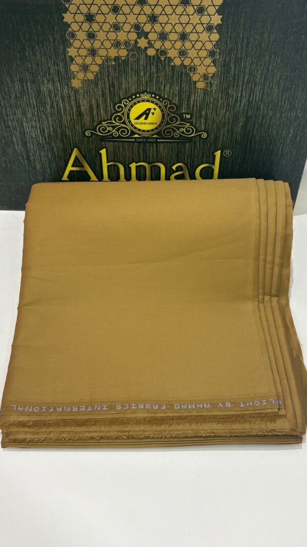 Gul Ahmed unstitched  Size 4.5 meter 56 ka Pana Golden Brown