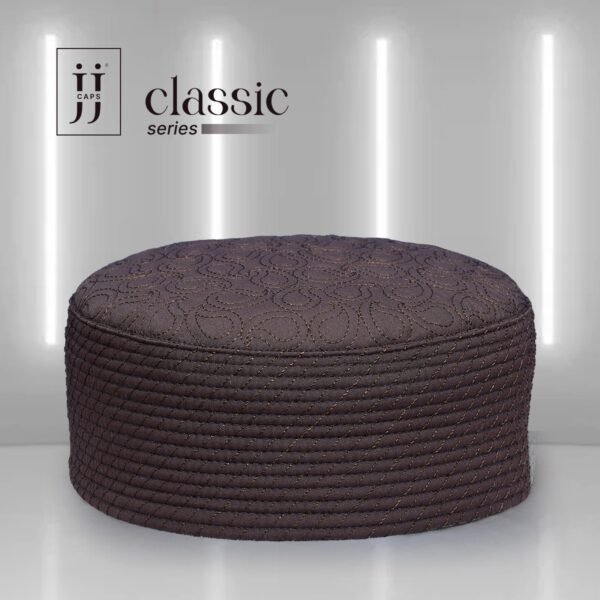 Classic Embroidered JJ Cap – Dark Brown