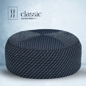 Floral Embroidered JJ Cap – Navy Blue