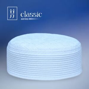 Angular Embroidered JJ Cap – Pure White