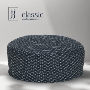 Lattice Stitch JJ Cap – Navy Blue