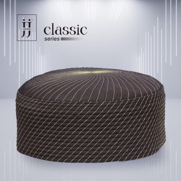 Spiral Stitch JJ Cap – Espresso Brown