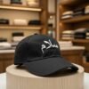 Black “Salam” Embroidered Cap Premium Arabic Calligraphy Cap | Free Size