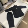 Kids Black Kurta Pajama Set – Newborn Zero Size (13 Inch) | Traditional Baby Ethnic Wear
