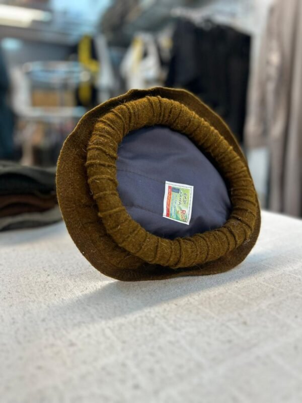 Wazeeri Pakol Afghani Pakol – Premium Traditional Cap (Coffee Brown)