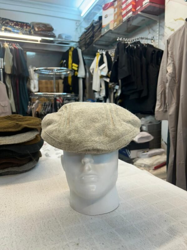 Wazeeri Pakol Afghani Pakol – Premium Traditional Cap (Cream)