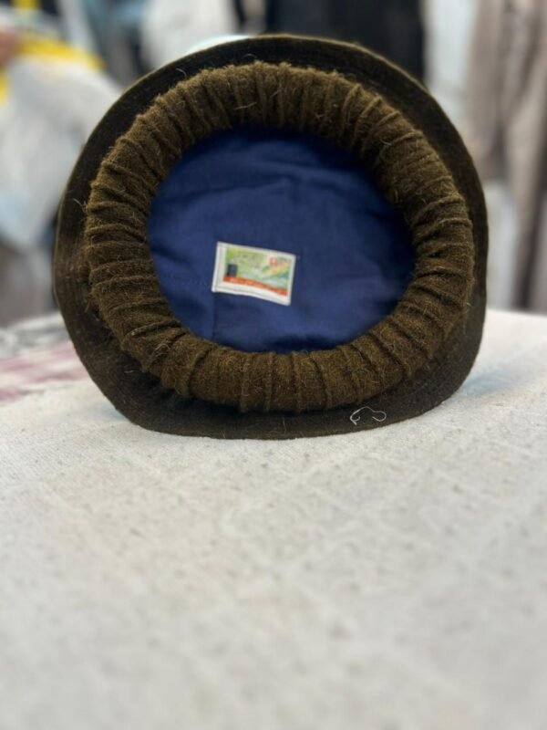 Wazeeri Pakol Afghani Pakol – Premium Traditional Cap (Moss Green)
