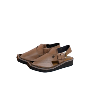 Men’s Premium Peshawari Sandal – Tan Genuine Leather Chappal