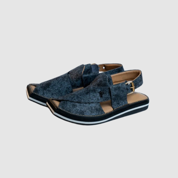 Riwayat Store Product Images raheb (1) Original Peshawari Pakhtoon Chappal Blue