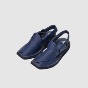 Original Peshawari Pakhtoon Chappal Navy Blue