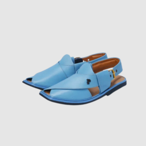 Original Peshawari Pakhtoon Chappal Sky Blue