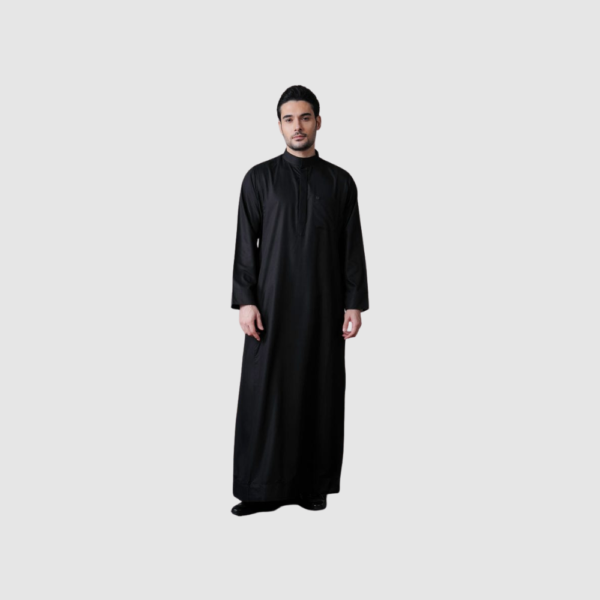 Riwayat Store Product Images raheb (25) KURVIG SAUDI THOBE BLACK