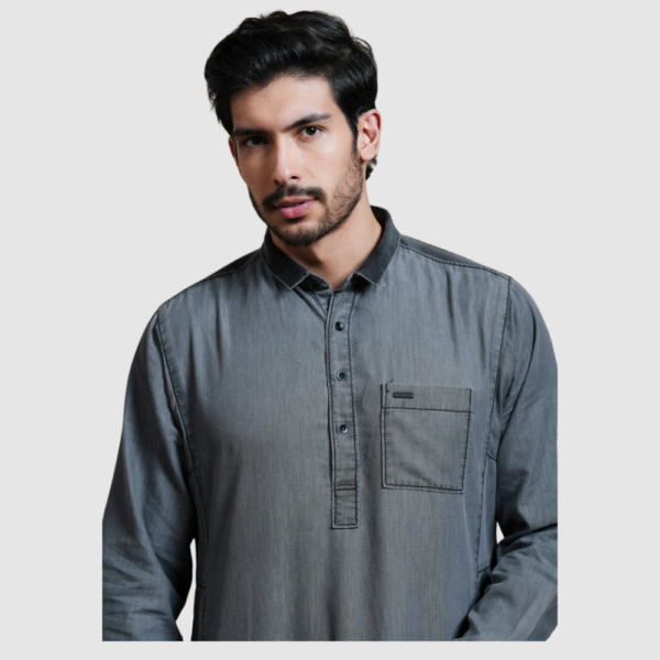 Riwayat Store Product Images raheb (41) Black koto denim thobes men