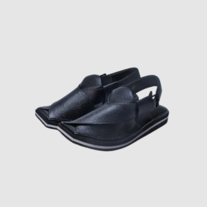 Original Peshawari Pakhtoon Chappal Black