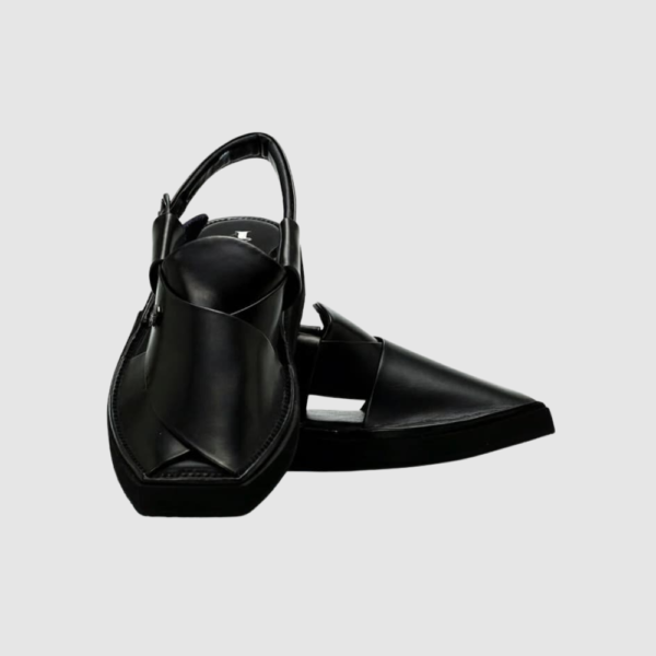 Riwayat Store Product Images raheb (7) Original Peshawari Pakhtoon Chappal Jet Black